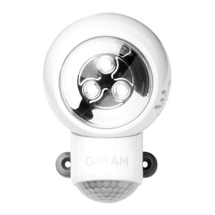 Ledvance - Luz de orientación exterior LED con sensor SPYLUX LED/0,3W/3xAA IP43