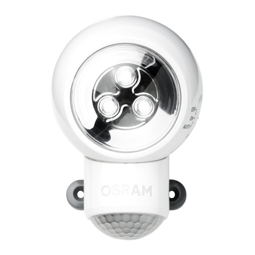 Ledvance - Luz de orientación exterior LED con sensor SPYLUX LED/0,3W/3xAA IP43