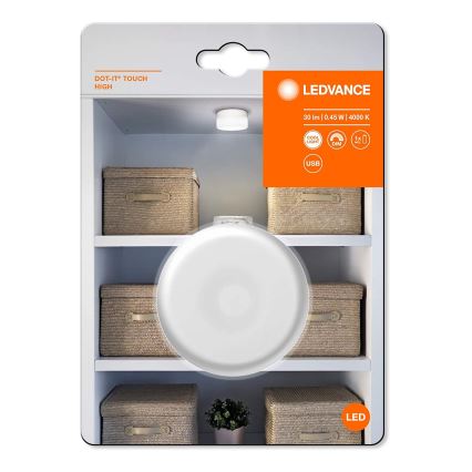 Ledvance - Luz de orientación LED regulable DOT-IT LED/0,45W/5V 500 mAh