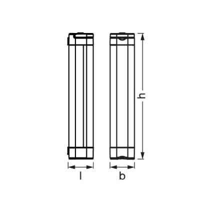 Ledvance - Luz de orientación LED regulable LINEAR LED/6,9W/5V 2200 mAh IP54