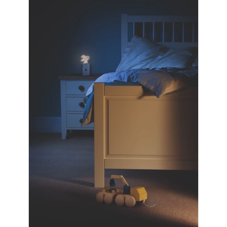 Ledvance - Lámpara LED de orientación infantil con sensor NIGHTLUX LED/0,2W/4,5V 3000K