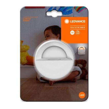 Ledvance - Luz LED nocturna regulable LUNETTA LED/0,7W/230V