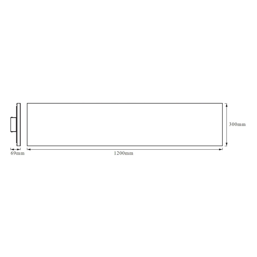 Ledvance - Panel LED de superficie FRAMELESS LED/40W/230V 3000K