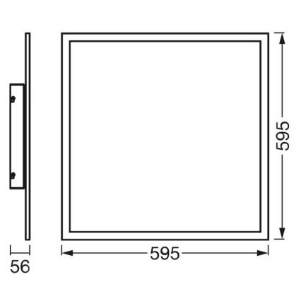 Ledvance - Panel LED PLANON LED/40W/230V