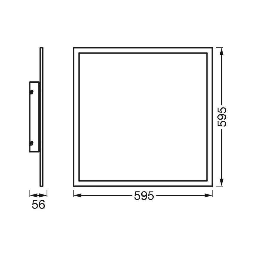 Ledvance - Panel LED RGBW empotrable regulable SMART+ PLANON LED/40W/230V Wi-Fi + mando a distancia