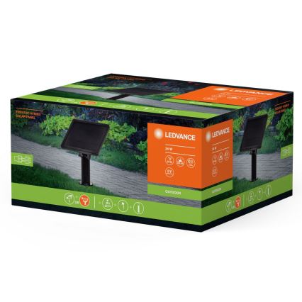 Ledvance - Panel solar híbrido ENDURA 24W/12V 2000 mAh IP67