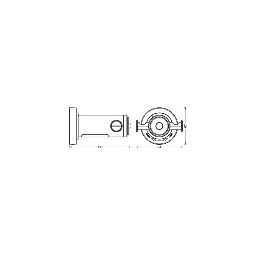 Ledvance - Percha de pared para cuarto de baño con retroiluminación LED IP44 3xAAA