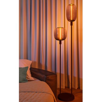 Ledvance - Pie de lámpara DECOR STICK 2xE27/40W/230V antracita