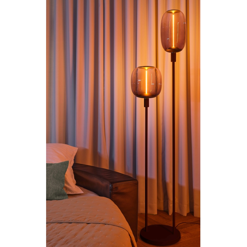 Ledvance - Pie de lámpara DECOR STICK 2xE27/40W/230V antracita