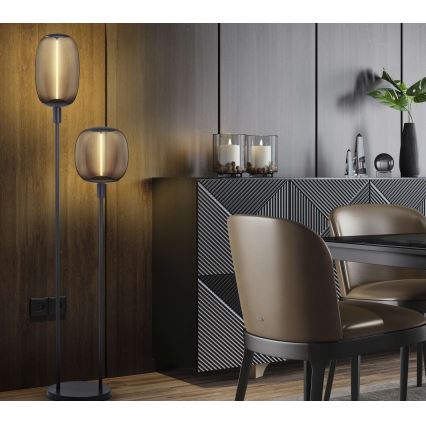 Ledvance - Pie de lámpara DECOR STICK 2xE27/40W/230V antracita