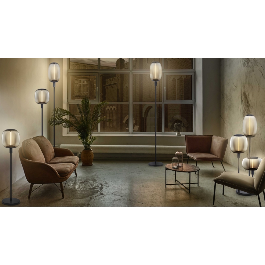 Ledvance - Pie de lámpara DECOR STICK 2xE27/40W/230V antracita