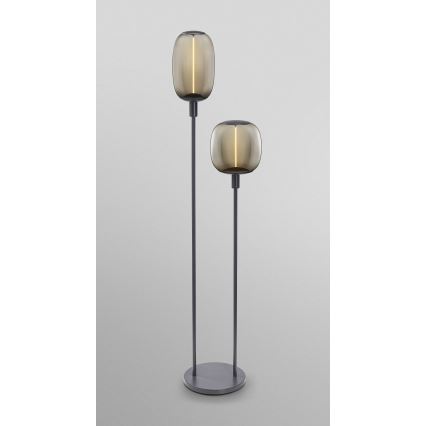 Ledvance - Pie de lámpara DECOR STICK 2xE27/40W/230V antracita
