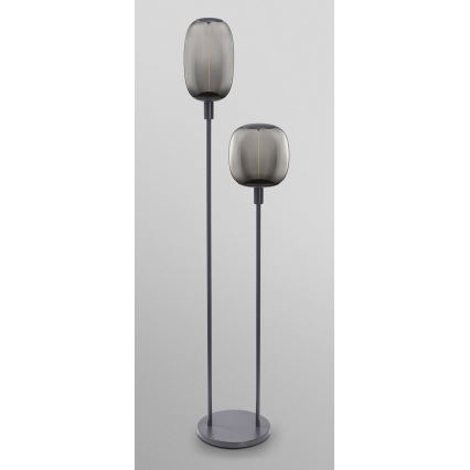 Ledvance - Pie de lámpara DECOR STICK 2xE27/40W/230V antracita