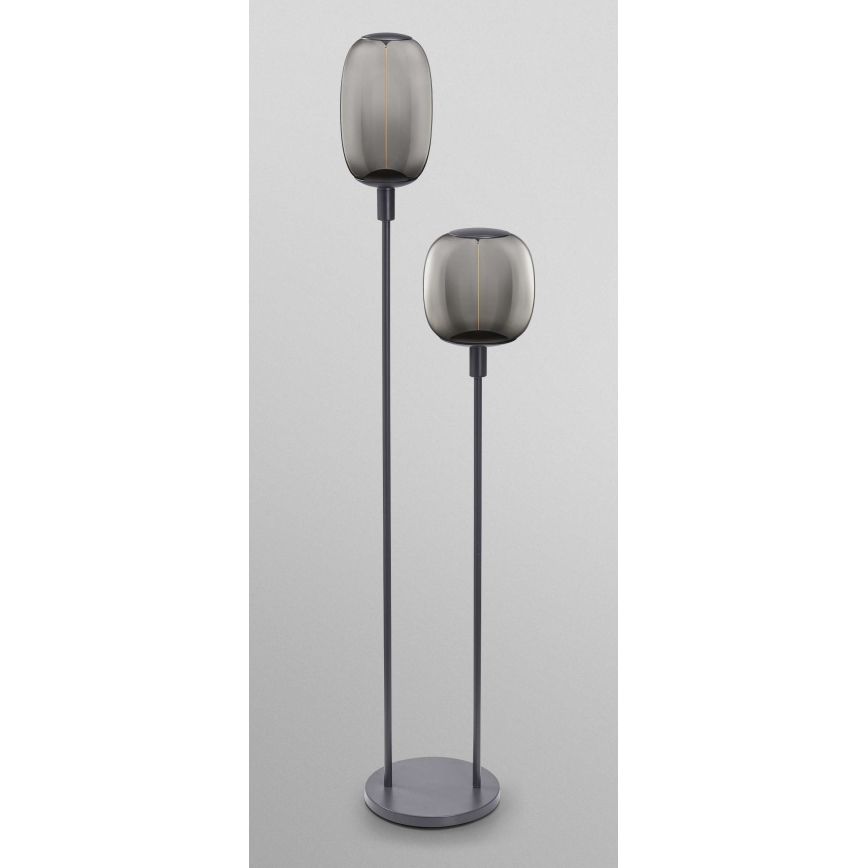 Ledvance - Pie de lámpara DECOR STICK 2xE27/40W/230V antracita