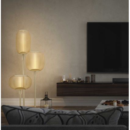 Ledvance - Pie de lámpara DECOR STICK 3xE27/40W/230V beige