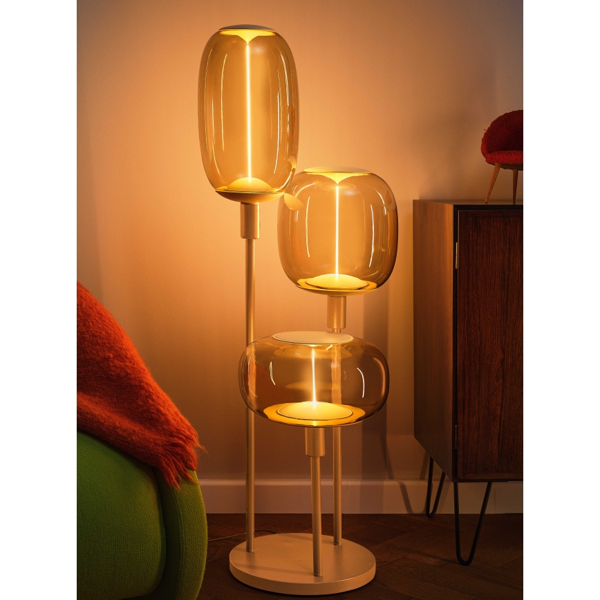 Ledvance - Pie de lámpara DECOR STICK 3xE27/40W/230V beige