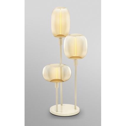 Ledvance - Pie de lámpara DECOR STICK 3xE27/40W/230V beige