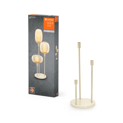 Ledvance - Pie de lámpara DECOR STICK 3xE27/40W/230V beige