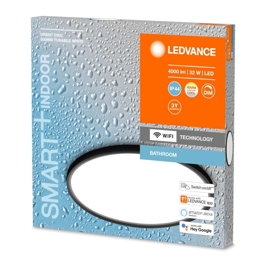 Ledvance - Plafón LED regulable para baño SMART+ DISC LED/32W/230V 3000-6500K Wi-Fi IP44