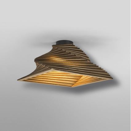Ledvance - Plafón DECOR CARDBOARD 1xE27/15W/230V 40x40 cm