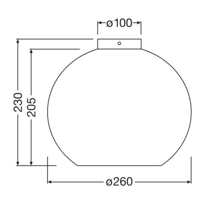 Ledvance - Plafón DECOR CARDBOARD 1xE27/15W/230V diá. 26 cm