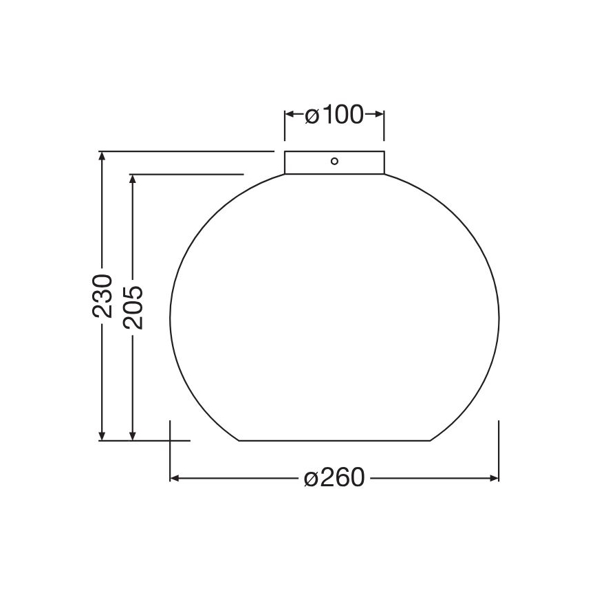 Ledvance - Plafón DECOR CARDBOARD 1xE27/15W/230V diá. 26 cm