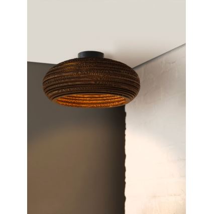 Ledvance - Plafón DECOR CARDBOARD 1xE27/15W/230V diá. 40 cm
