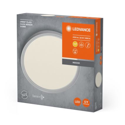 Ledvance - Plafón LED con sensor PLATE LED/32W/230V 3000K