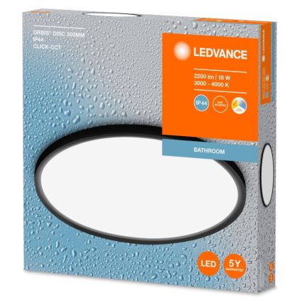 Ledvance - Plafón LED de baño DISC LED/18W/230V 3000/4000K IP44