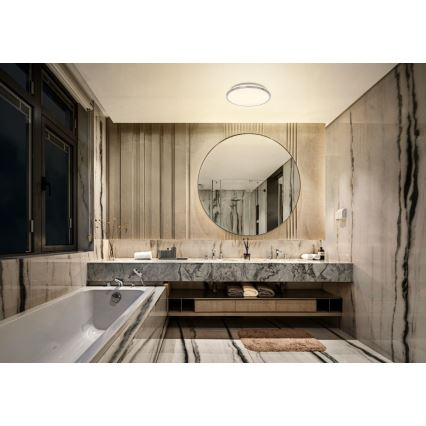 Ledvance - Plafón LED de baño DISC LED/18W/230V 3000/4000K IP44