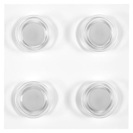 Ledvance - Plafón LED de baño ORBIS FLAME 4xLED/5,5W/230V 3000/4000K IP44 blanco