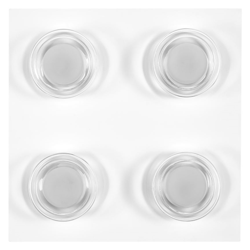 Ledvance - Plafón LED de baño ORBIS FLAME 4xLED/5,5W/230V 3000/4000K IP44 blanco