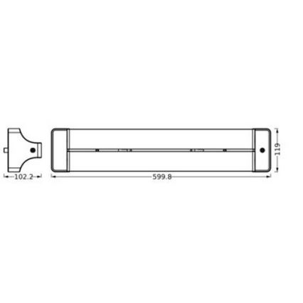 Ledvance - Plafón LED OFFICE LINE LED/24W/230V 60 cm