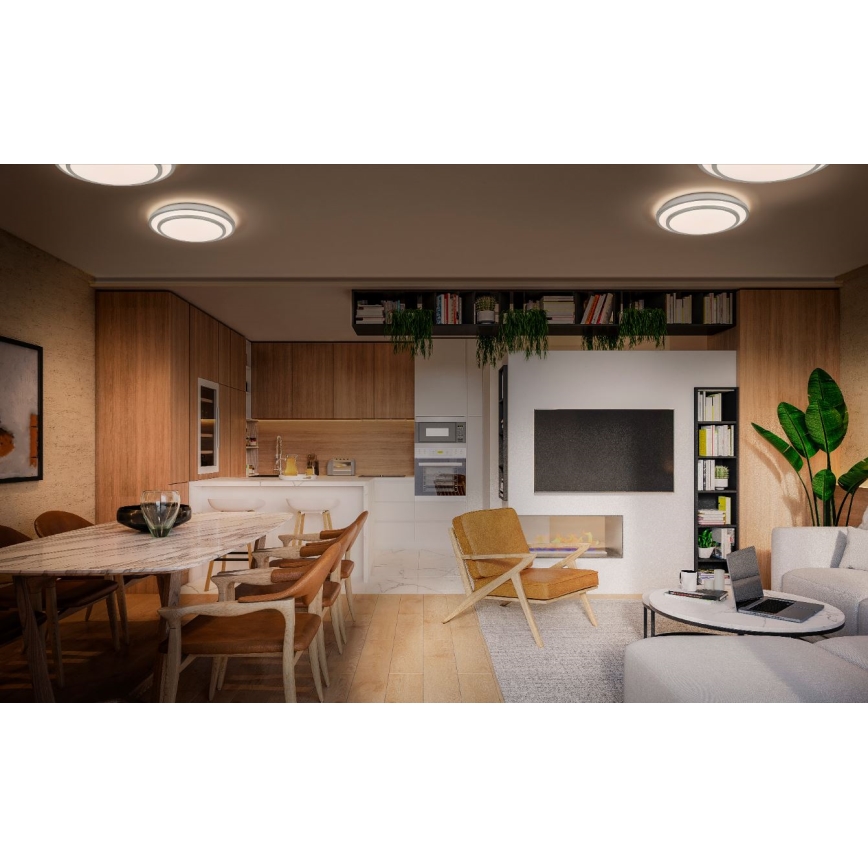 Ledvance - Plafón LED ORBIS BERLIN LED/16W/230V plata