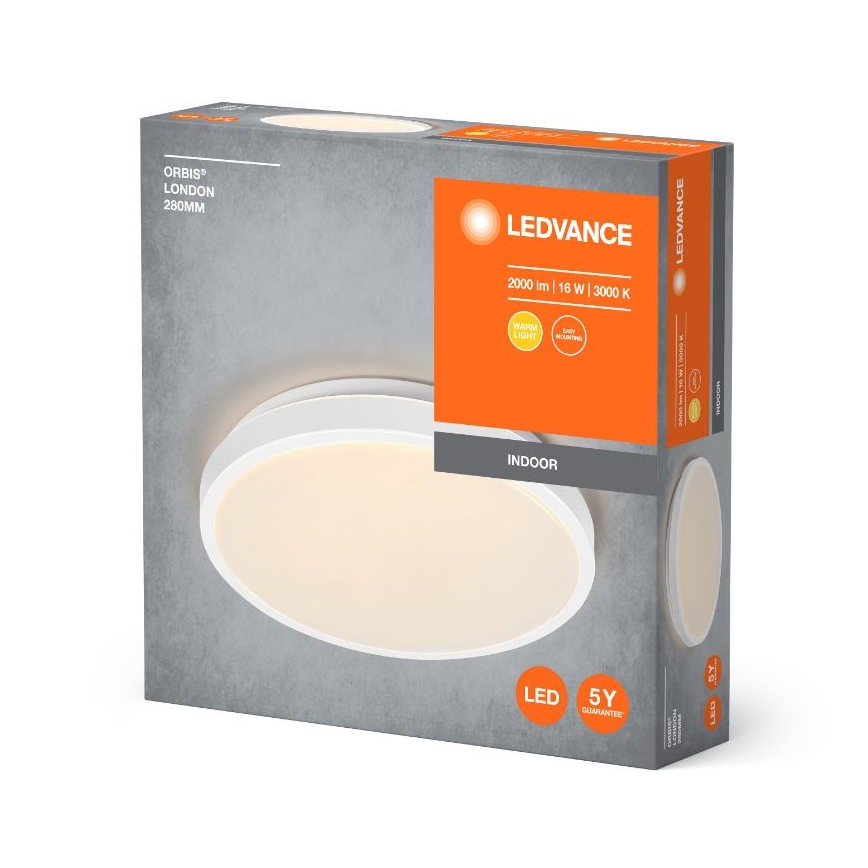 Ledvance - Plafón LED ORBIS LONDON LED/16W/230V blanco