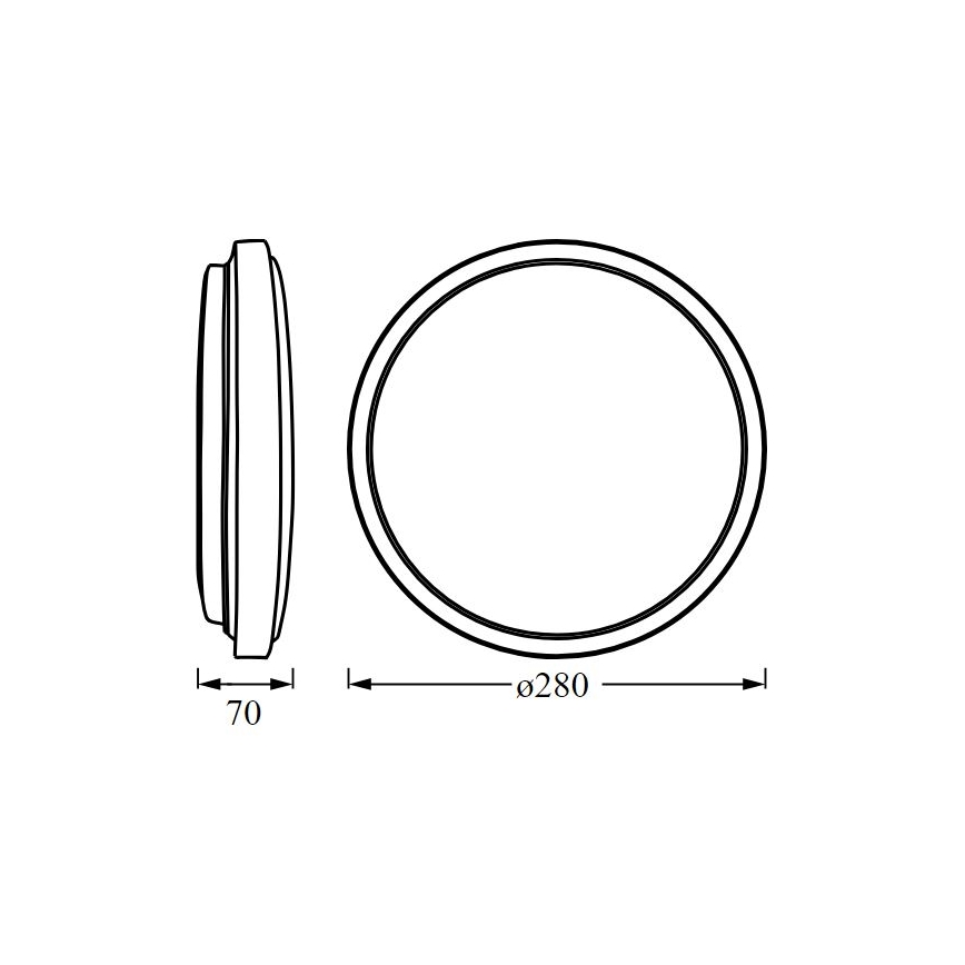 Ledvance - Plafón LED ORBIS LONDON LED/16W/230V blanco