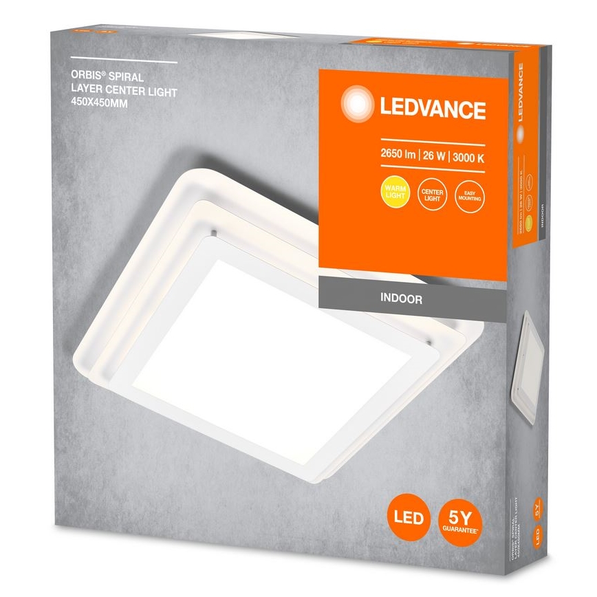 Ledvance - Plafón LED ORBIS SPIRAL LED/26W/230V