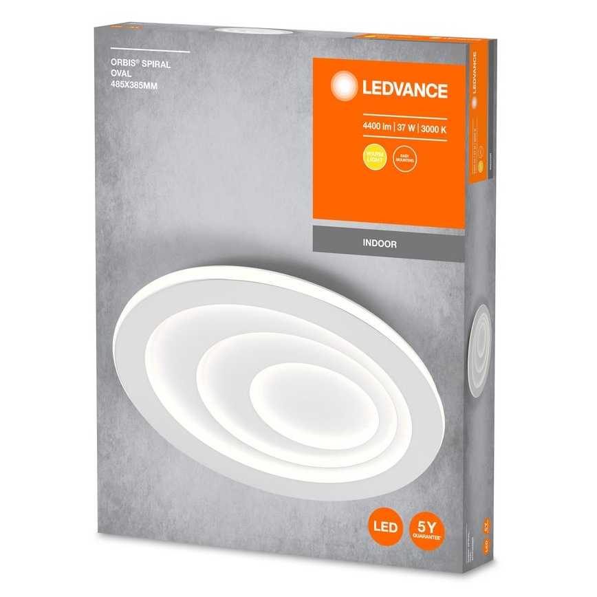 Ledvance - Plafón LED ORBIS SPIRAL LED/37W/230V