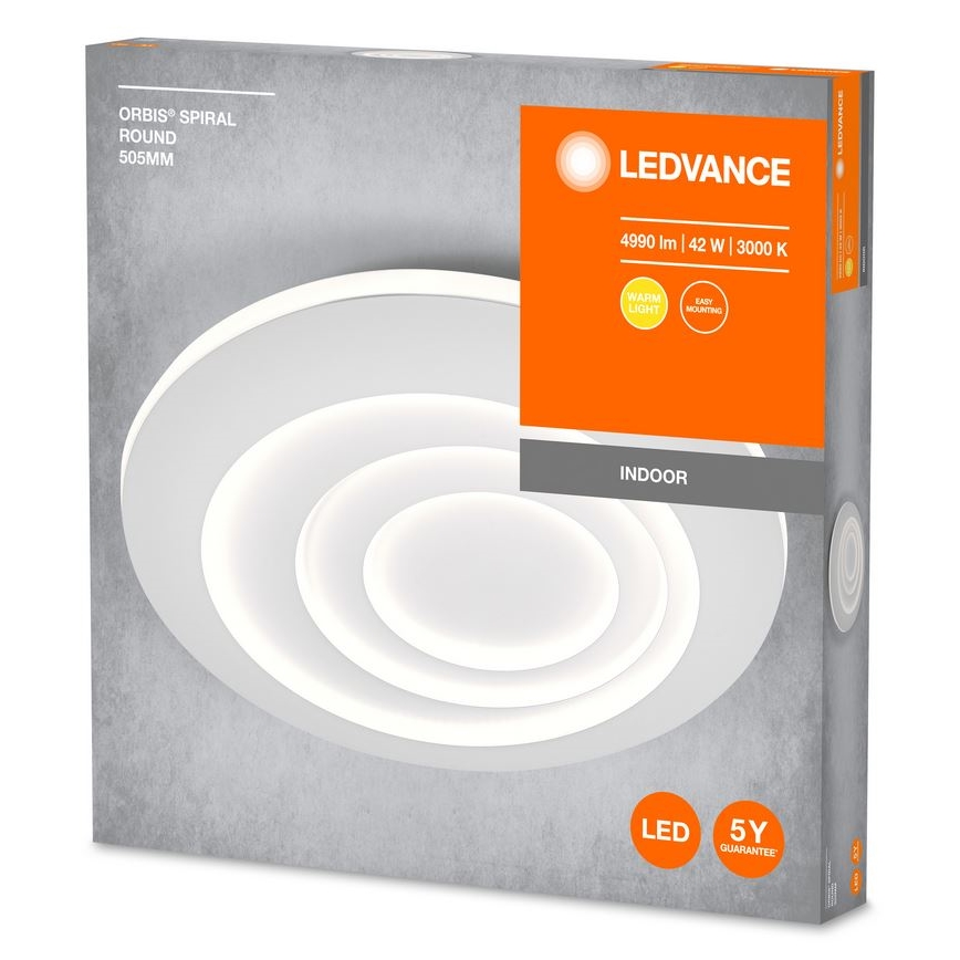 Ledvance - Plafón LED ORBIS SPIRAL LED/42W/230V