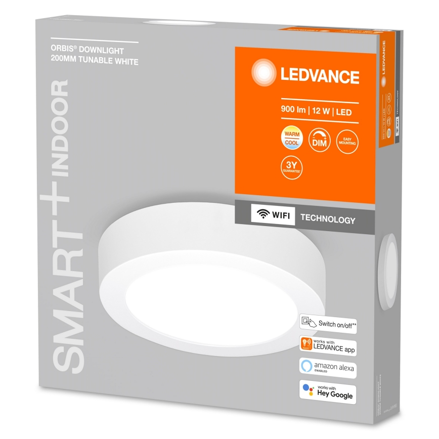 Ledvance - Plafón LED regulable SMART+ ORBIS LED/12W/230V 3000-6500K Wi-Fi