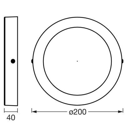 Ledvance - Plafón LED regulable SMART+ ORBIS LED/12W/230V 3000-6500K Wi-Fi