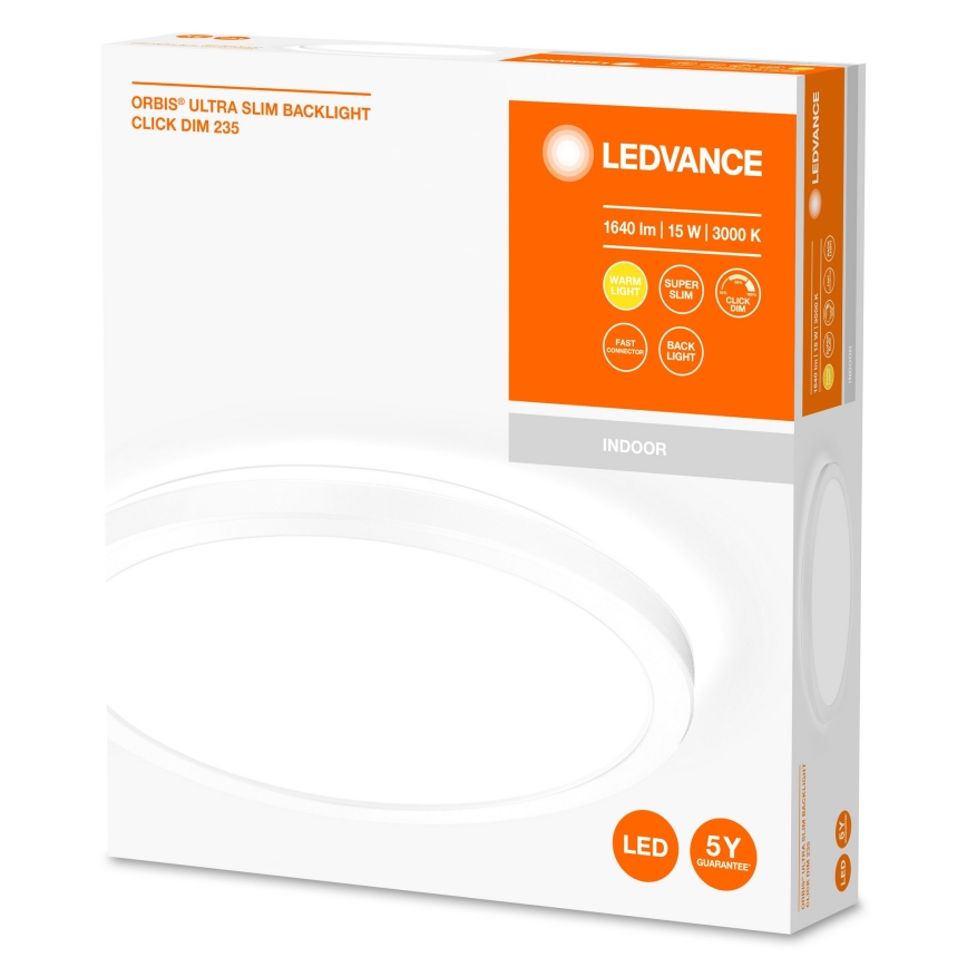 Ledvance - Plafón LED regulable ORBIS LED/15W/230V blanco