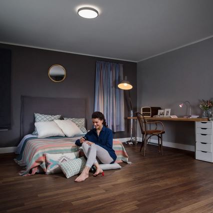 Ledvance - Plafón LED regulable ORBIS LED/17W/230V 2700-6500 + mando a distancia