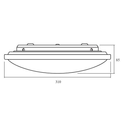 Ledvance - Plafón LED regulable ORBIS LED/17W/230V 2700-6500 + mando a distancia