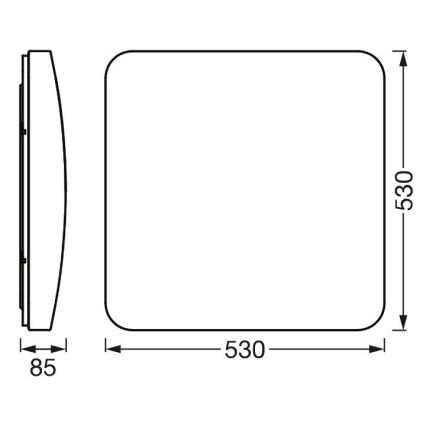 Ledvance - Plafón LED regulable SMART+ CLEAM LED/42W/230V 300-6500K Wi-Fi