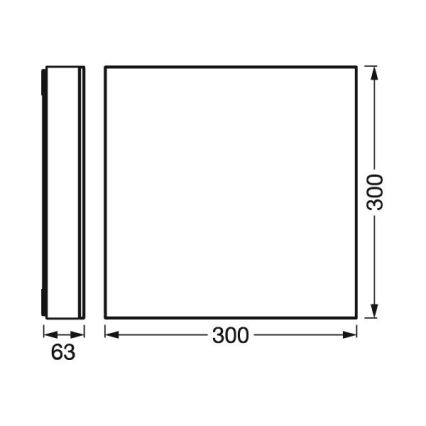 Ledvance - Plafón LED regulable SMART+ FRAMELESS LED/21W/230V 3000-6500K Wi-Fi