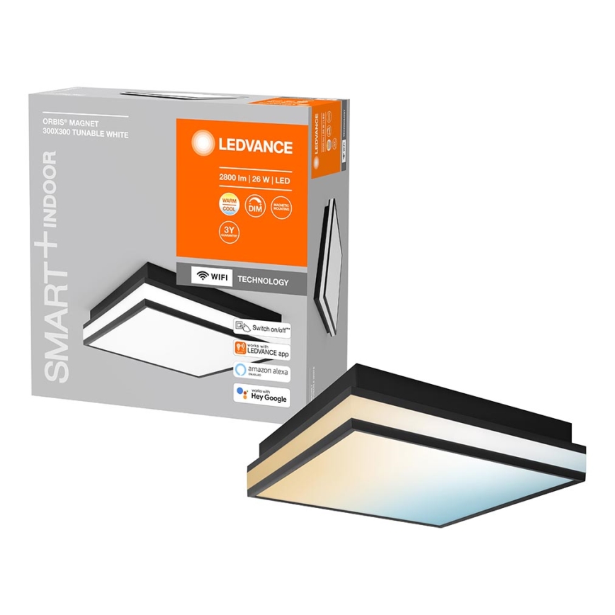 Ledvance - Plafón LED regulable SMART+ MAGNET LED/26W/230V 3000-6500K Wi-Fi