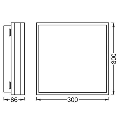 Ledvance - Plafón LED regulable SMART+ MAGNET LED/26W/230V 3000-6500K Wi-Fi