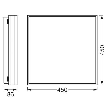 Ledvance - Plafón LED regulable SMART+ MAGNET LED/42W/230V 3000-6500K Wi-Fi