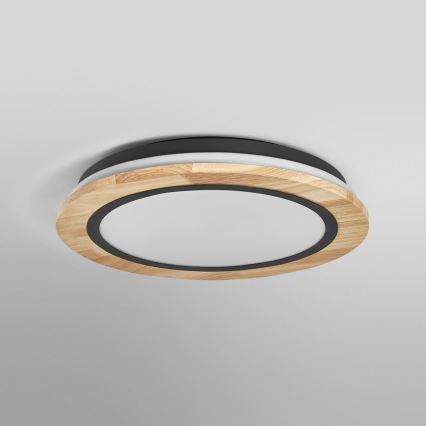 Ledvance - Plafón LED regulable SMART+ ORBIS WOOD LED/24W/230V 2700-6500K roble Wi-Fi